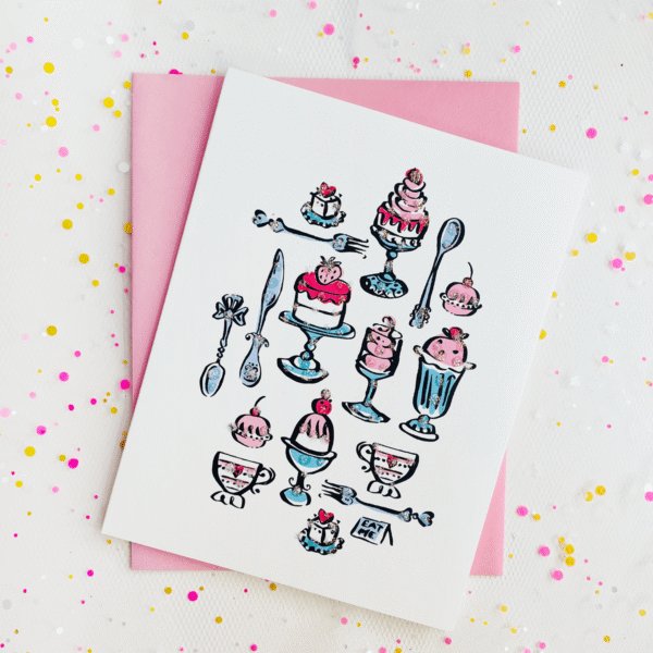 Inkfetti Sweet Treats Notecard (Eat Me)