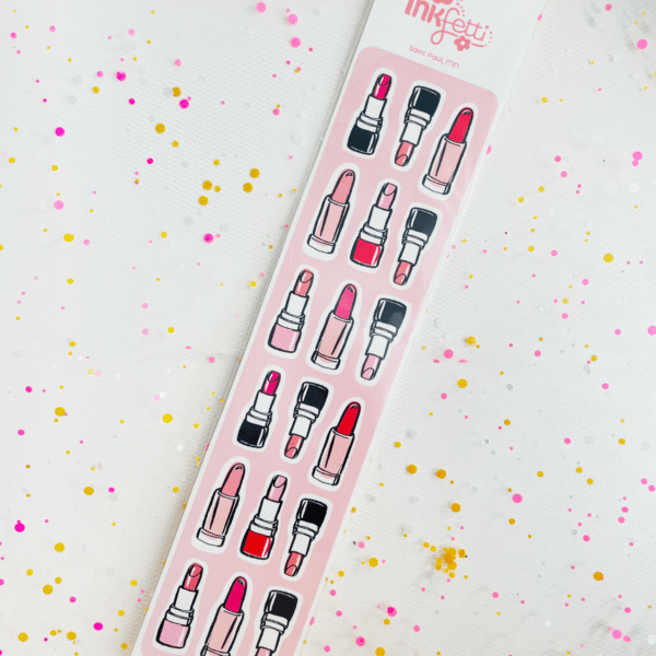 Inkfetti Lipstick Sticker Strip