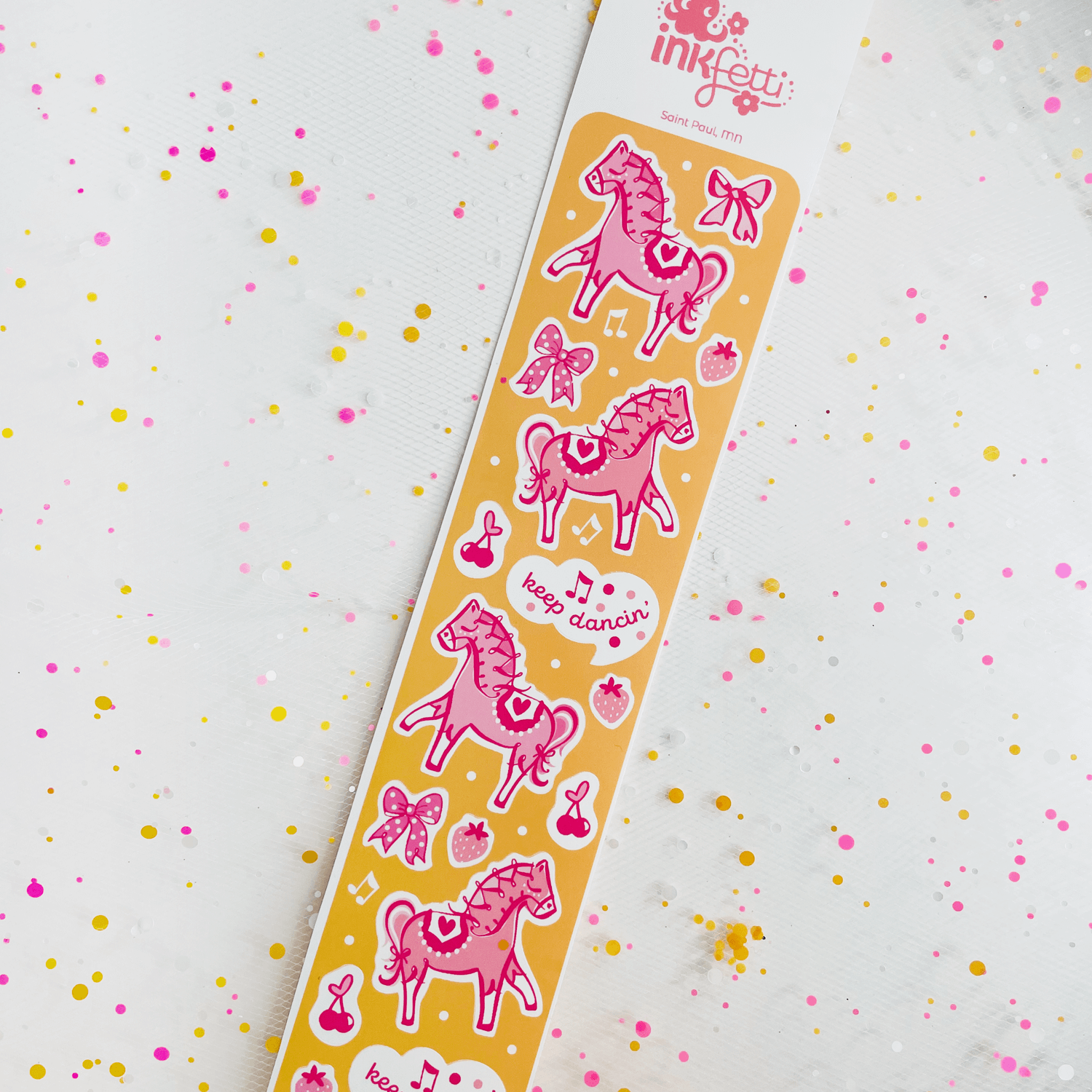Inkfetti Pony Sticker Strip