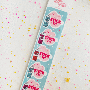 Inkfetti Hairspray Sticker Strip (Stick It)