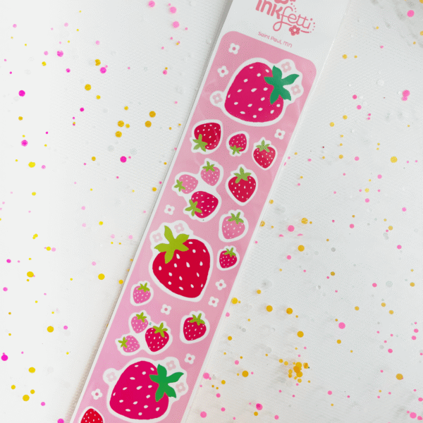 Inkfetti Strawberry Sticker Strip